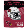 Arizona Cardinals 60" x 80" Helmet Stripes Royal Plush Blanket