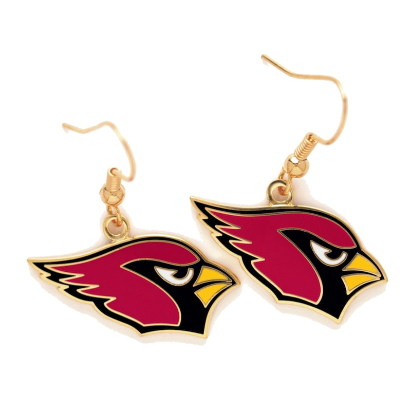 Arizona Cardinals Logo Wire Earrings