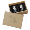 Arizona Cardinals Two-Piece Rocks Glass Set with Collector's Box