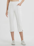 Women's High-Waisted Capris - Star White / M