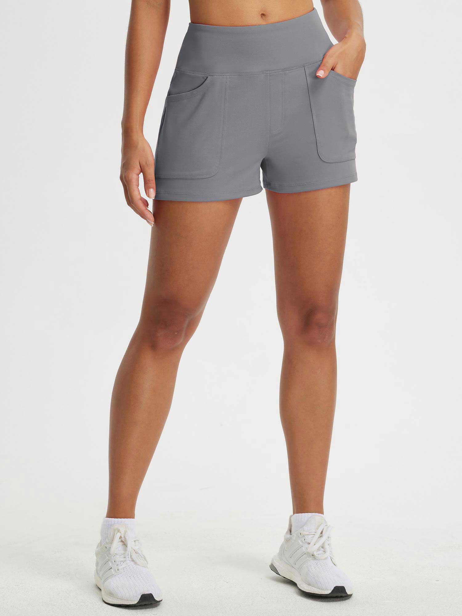 Secret Breeze 2.5" Slim Fit Shorts - Smoked Pearl / 2XL