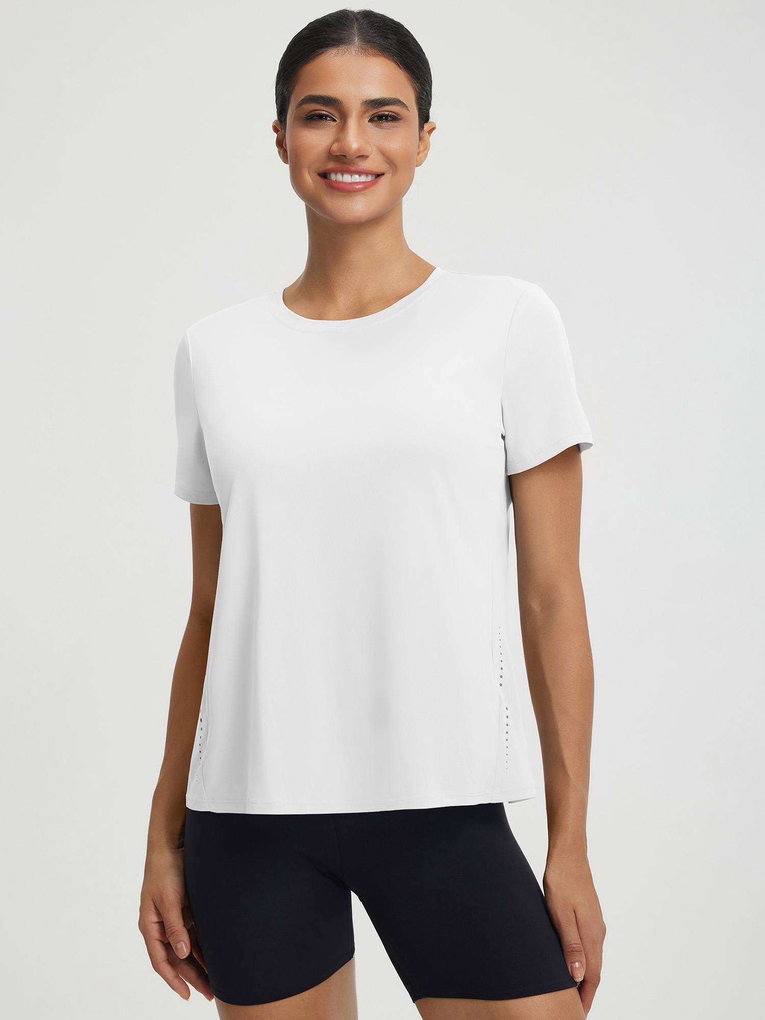 UPF 50+ Quick Dry Short Sleeve - White / XS