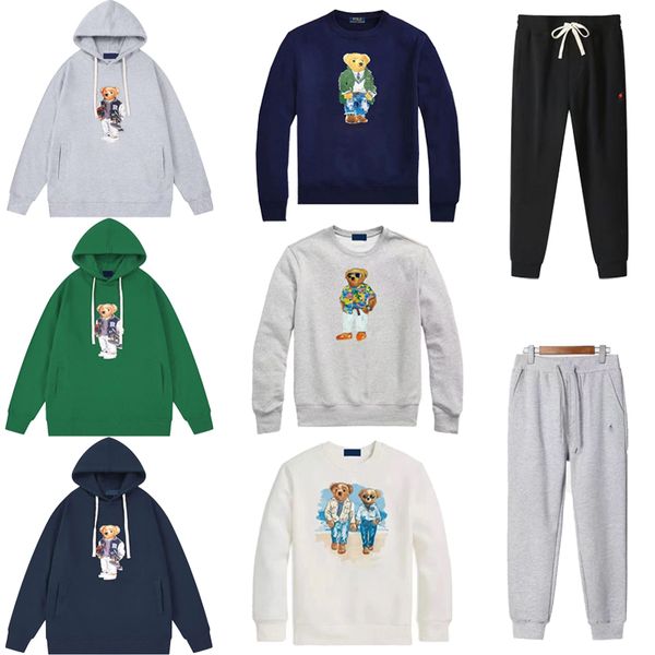 Designer Hoodie Mens Tracksuit Sweatshirt Sweatpants 2-in-1 Woman Pony Embroidery Casual Jacket High Fashion Set Long Sleeve Top S-2XL