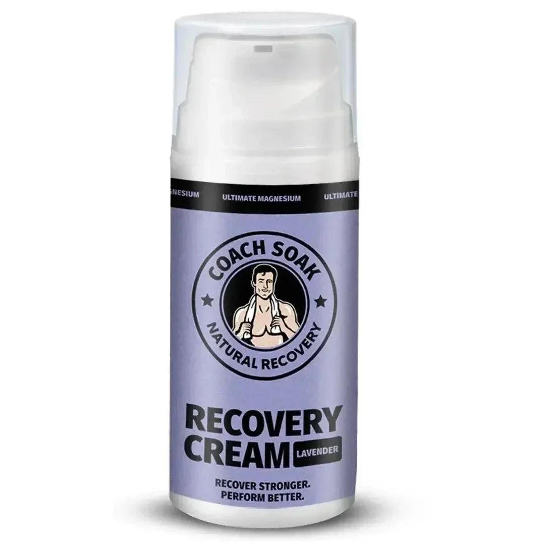 Coach Soak Magnesium Recovery Cream | Fast Muscle Relief - Calming Lavendar