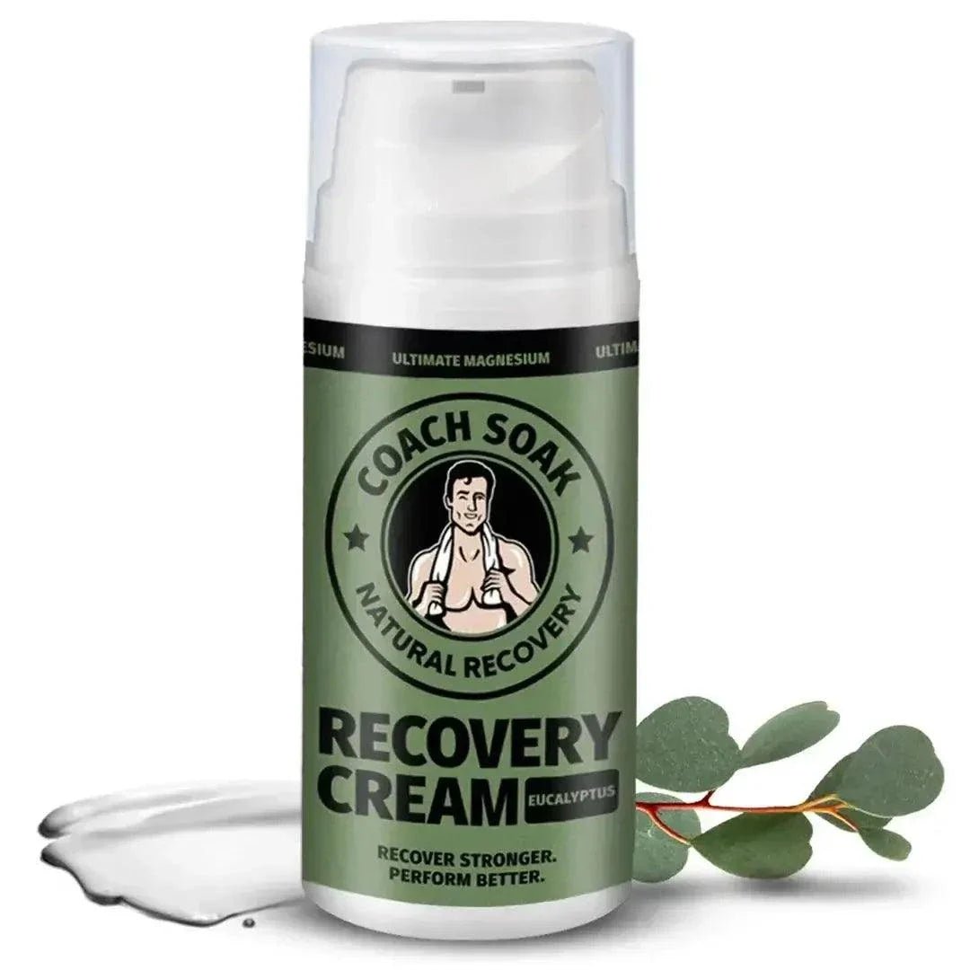 Coach Soak Magnesium Recovery Cream | Fast Muscle Relief - Eucalyptus