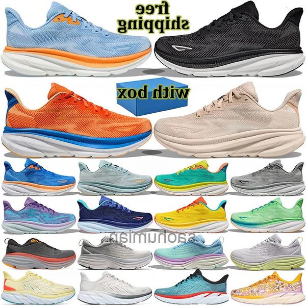 Hokawomen Hokamen 10 Womens Mens Clifton 9 bondi 8 men women designer running shoes athletic sneakers trainers sports shoe
