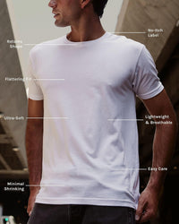 Mens T Shirt Packs - Short Sleeve Crew Neck Soft Fitted Tees S - 4XL Fresh Classic Tshirts