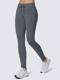 Full-Length Water-Repellent Ski Leggings - Dark Gray / S