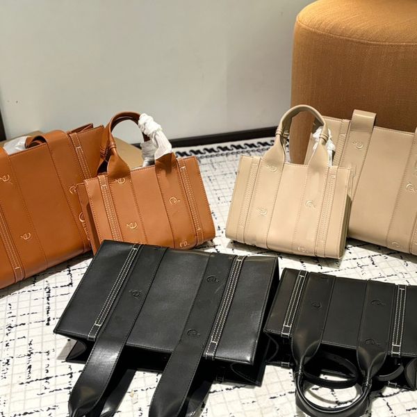 Tote Bag Woman Designer Luxury bag Leather Large Capacity tote Fashion Shopping Bags Casual Sport Bag Buckle Woven Shoulder bags