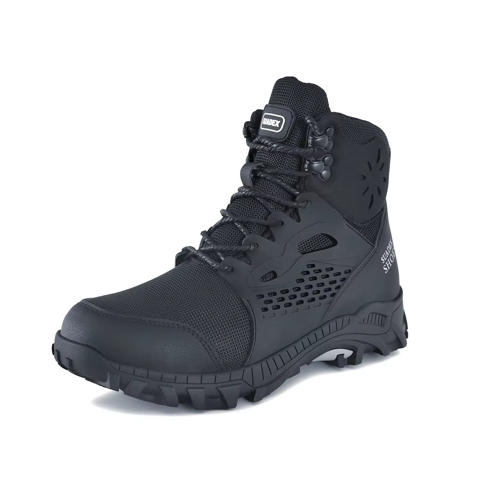 S1 Safety Boots Men Work Shoes Anti-Smashing Steel Toe Work Safety Shoes Male Female Boots Anti-Slippery EUR Size 37-48