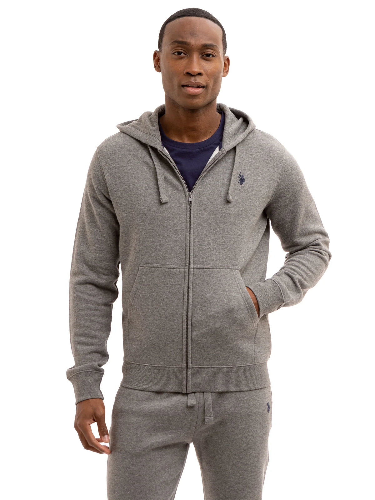 Men'S Everyday Full Zip Fleece Hoodie