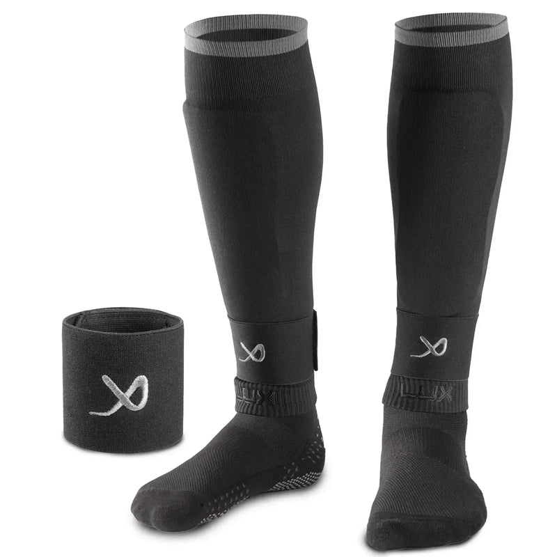 Football Sleeves - Black - LUX