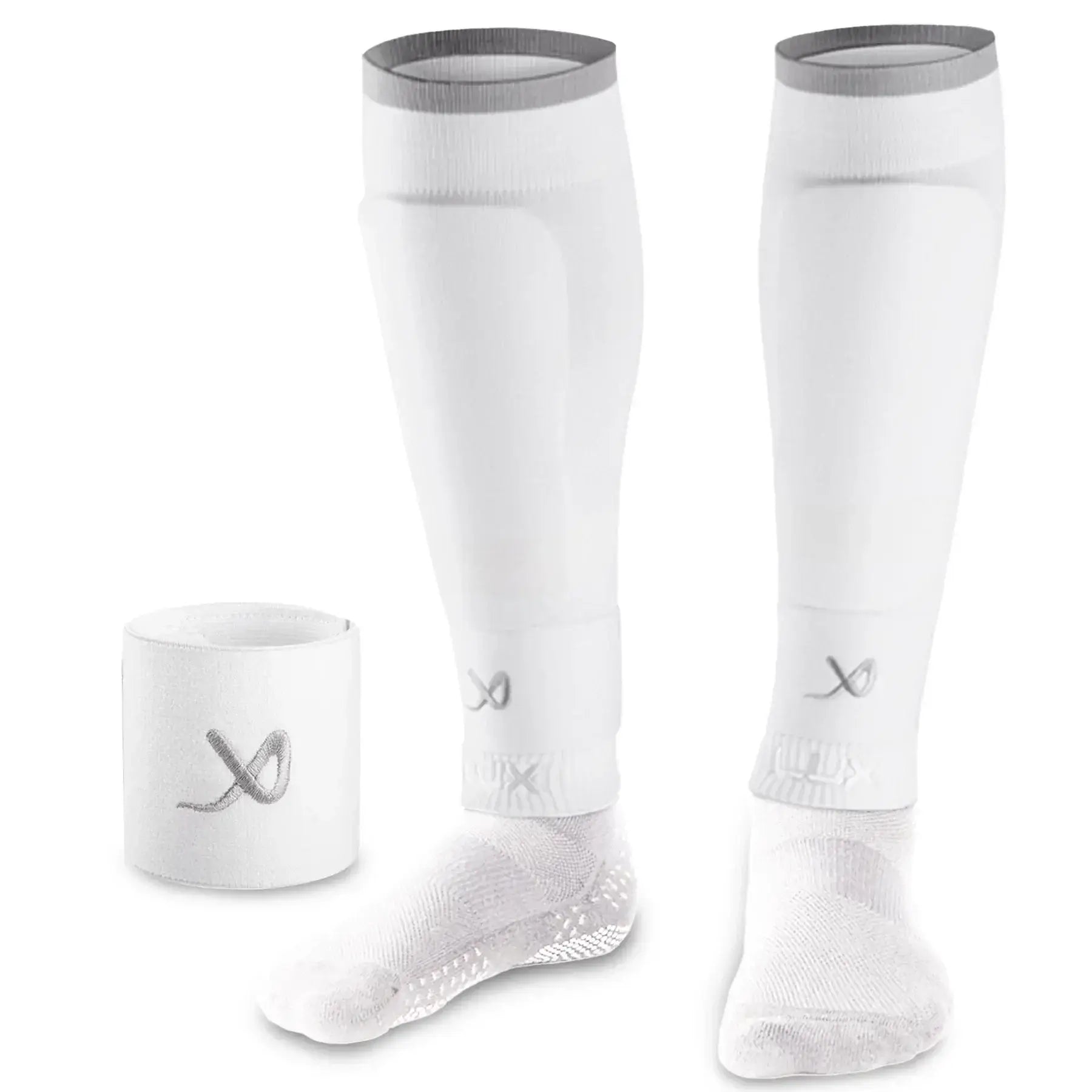 Football Sleeves - White - LUX