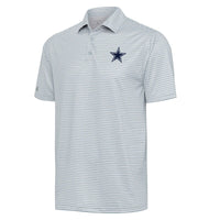 Men's Antigua  Gray Dallas Cowboys Skills Polo