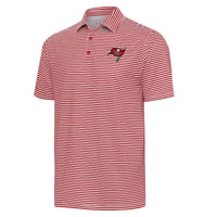 Men's Antigua  Red/White Tampa Bay Buccaneers Skills Polo