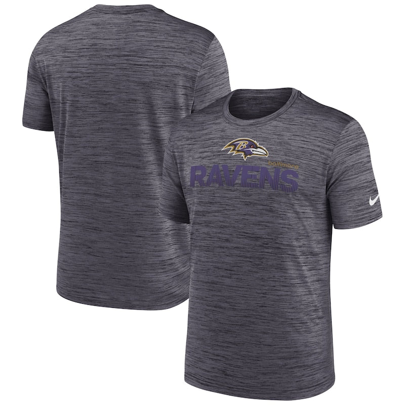 Men's Nike Black Baltimore Ravens Blitz Velocity Modern Dri-FIT T-Shirt
