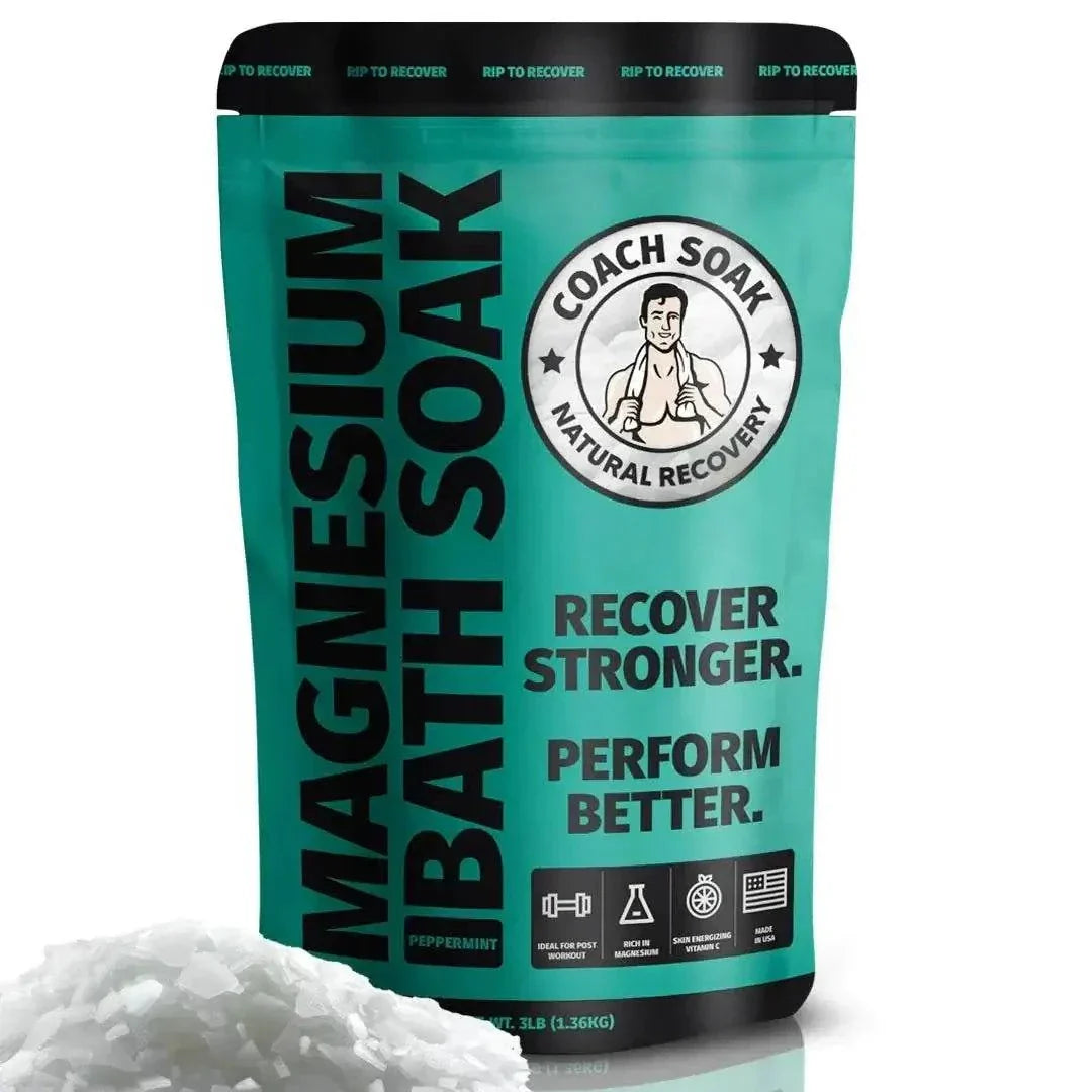 Coach Soak Magnesium Bath Soak | Post-Workout Recovery - Cooling Peppermint