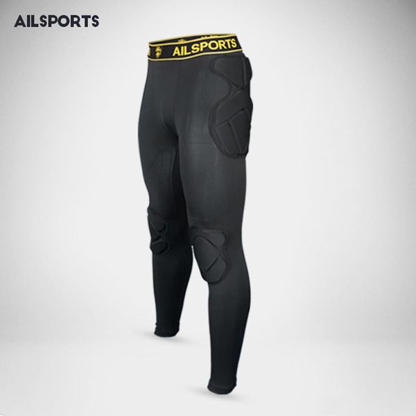 Wholesale Professional Skiing Goalkeeper Kits Men Sponge Slim Skinny Football Long Leg Goal Keeper Goalie Sport Training