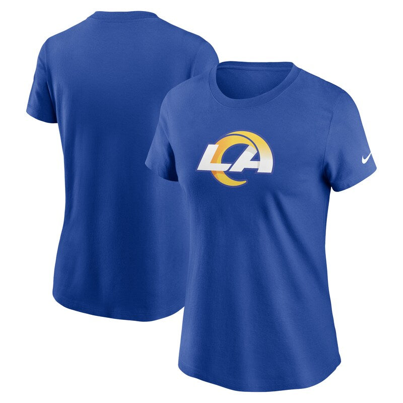 Women's Nike Royal Los Angeles Rams  Primary Logo T-Shirt